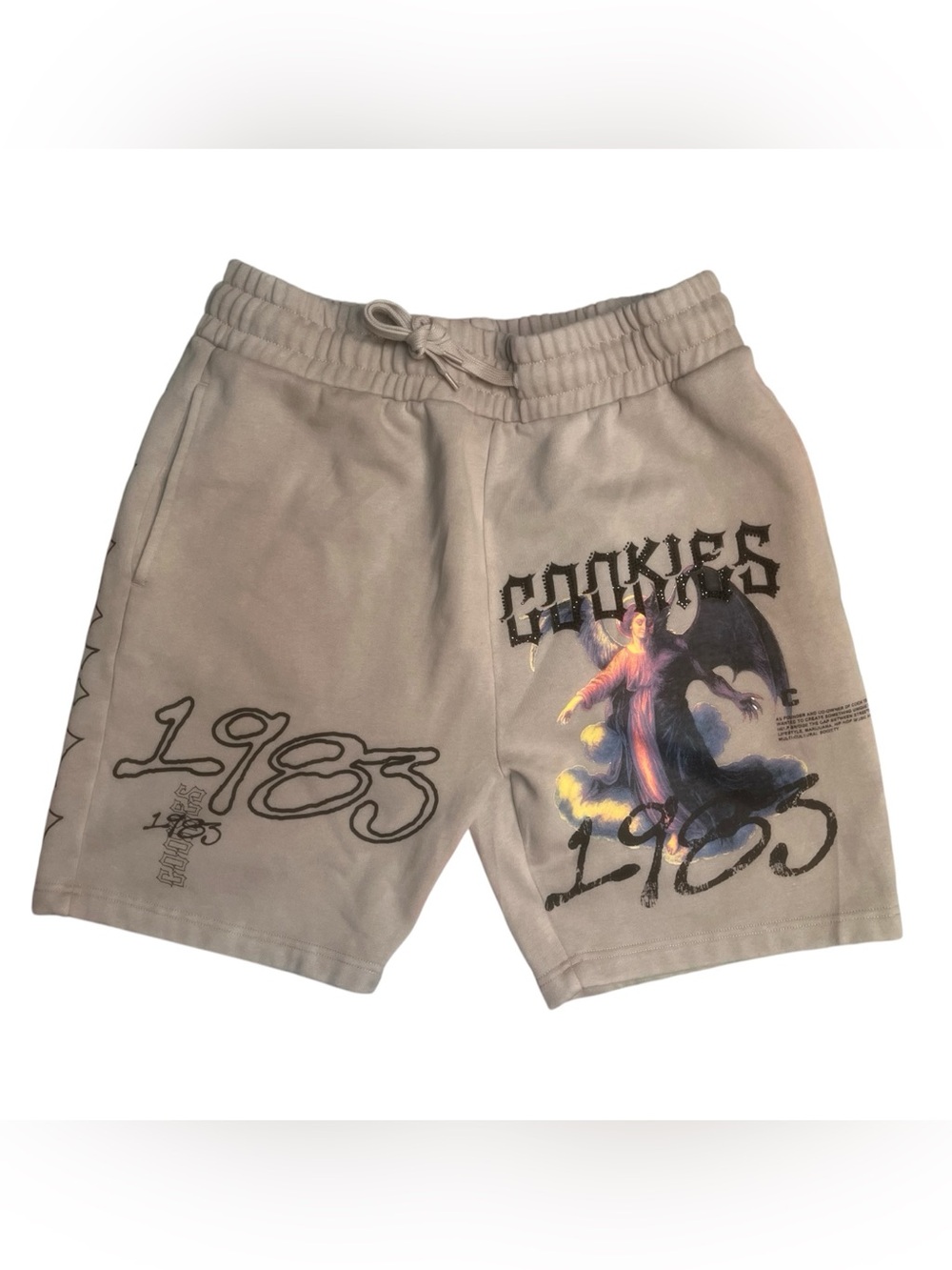 Sz large cookies 1985 Graphic Beige Men’s Shorts